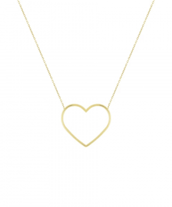 گردنبند قلب توخالی بزرگ درریس Doris کد P5380