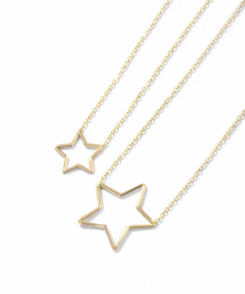 گردنبند ستاره توخالی درریس Doris کد P5383