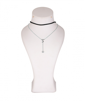 گردنبند نقره ای نگین دار کامیلا کنتی Camilla Conti