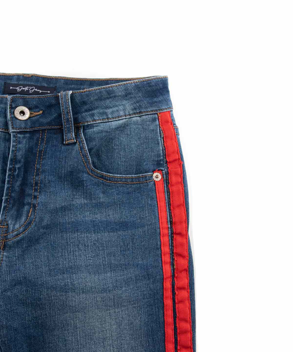 شلوار جین زنانه نواردوزی شده جوتی جینز Jootijeans