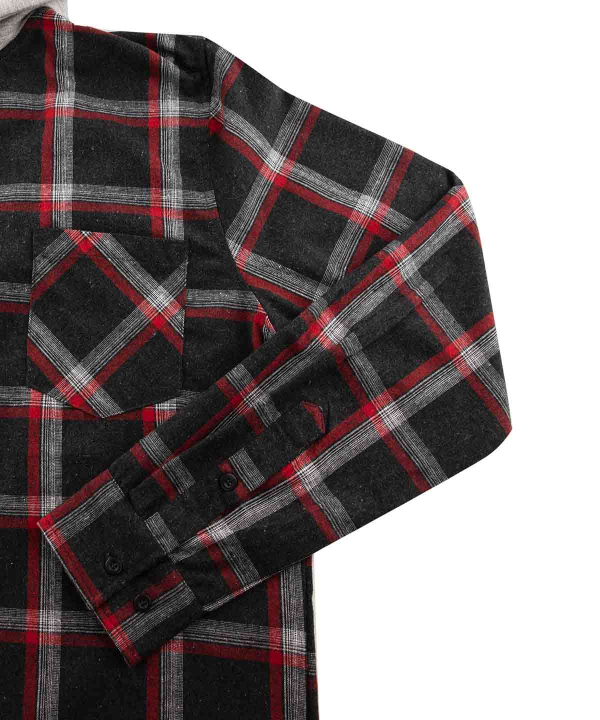 پیراهن چهارخانه آستین بلند مردانه جوتی جینز Jooti Jeans