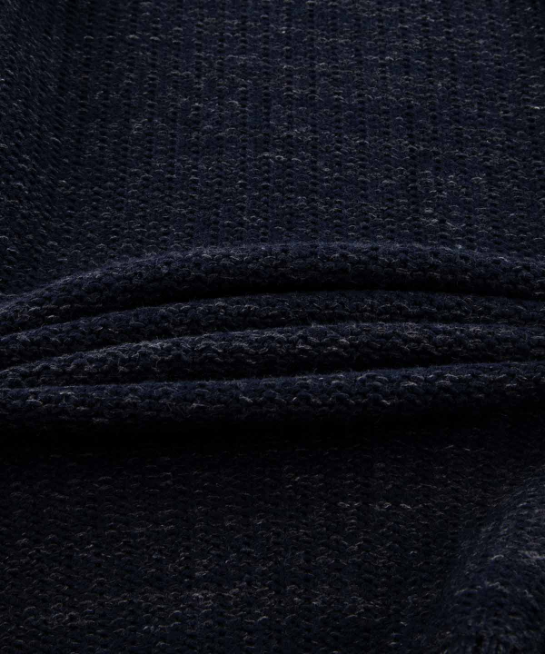 مانتو زمستانی سرمه‌ای کلاه‌دار جوتی جینز Jooti Jeans