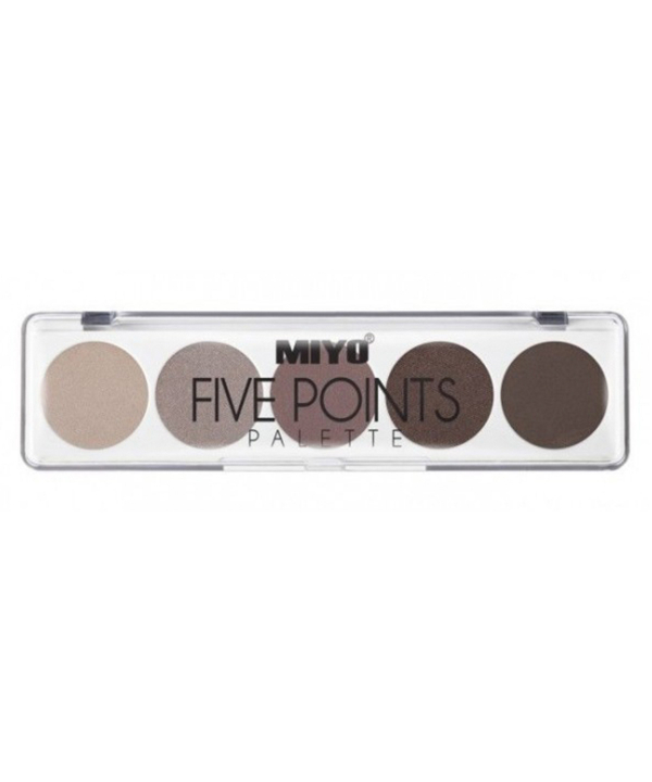 پالت سایه چشم میو Miyo مدل Five Points وزن 6.5 گرم