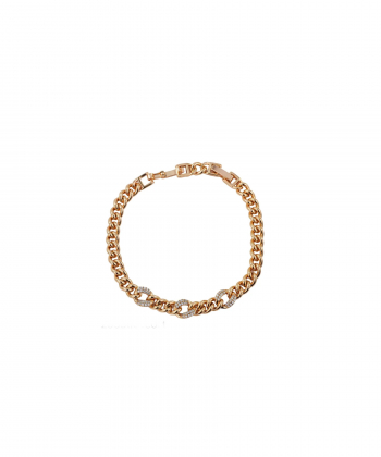 دستبند مس با روکش طلا زنانه ژوپینگ مدل mp-AAD-502