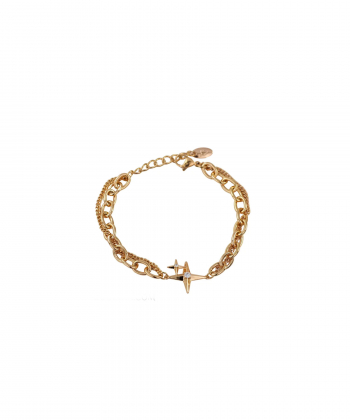 دستبند مدل ستاره دو لاین ژوپینگ Xuping کد AAD-500