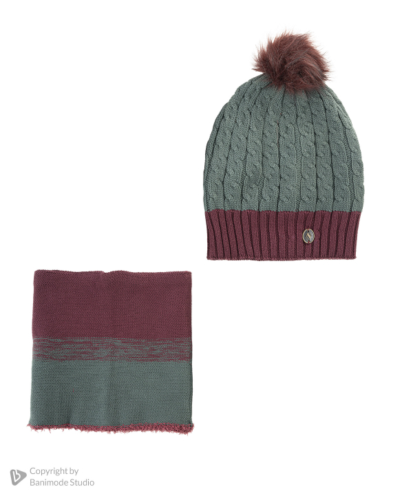 کلاه و شال گردن تارتن Tartan کد 233100204
