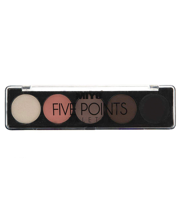 پالت سایه چشم میو Miyo مدل Five Points وزن 6.5 گرم