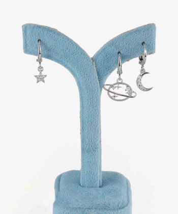 گوشواره زنانه پکی وای اس ایکس YSX کد  مدل ماه و ستاره کد AAC-850