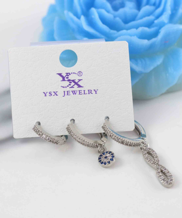 گوشواره زنانه پکی وای اس ایکس YSX کد  AAC-841