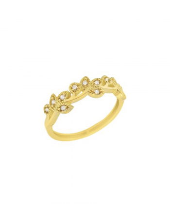 انگشتر برگ میوگلد Mio Gold کد R1557