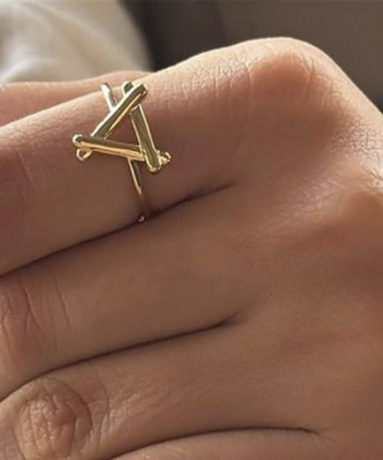 انگشتر مثلث میوگلد Mio Gold کد R1559