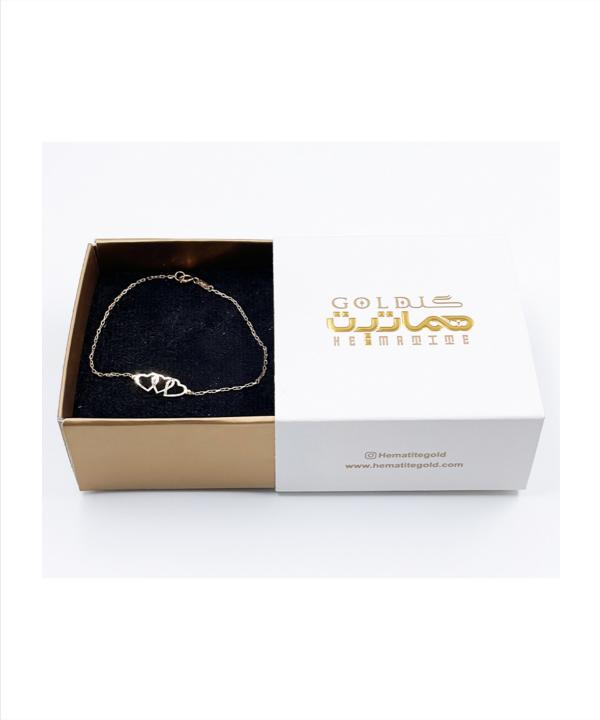 دستبند لیزری شراره هماتیت گلد Hematite Gold کد 132310
