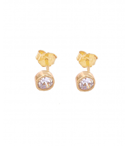 گوشواره سفید پالیز هماتیت گلد Hematite Gold کد 132353