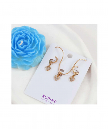 ست گوشواره و گردنبند زنانه ژوپینگ Xuping مدل قلب کد AAA-219