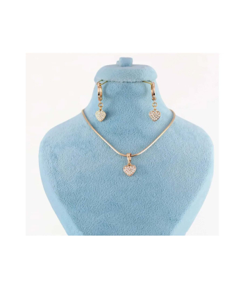 ست گوشواره و گردنبند زنانه ژوپینگ Xuping مدل قلب کد AAA-219