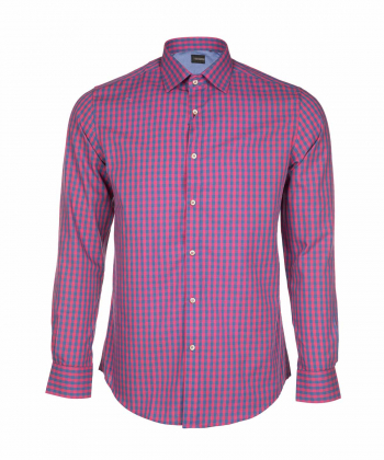 پیراهن آستین بلند چهارخانه ال آر سی LRC