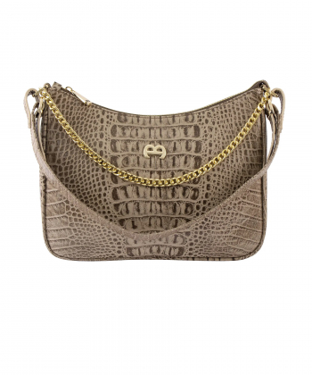 کیف دوشی چرم طبیعی زنانه منط مدل 4117