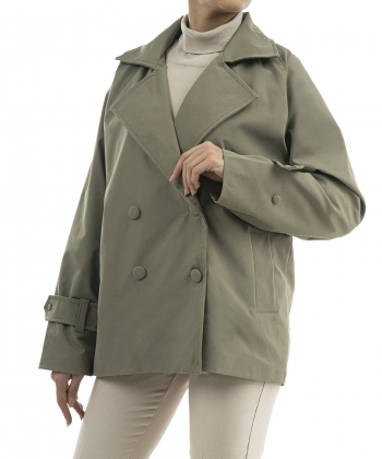 بارانی کوتاه زنانه مدل 662