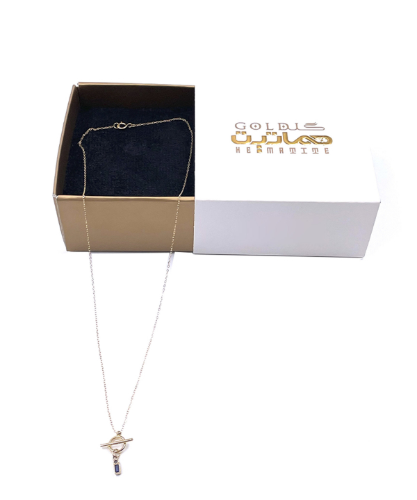 گردنبند تیفانی شهاب هماتیت گلد Hematite Gold کد 132403