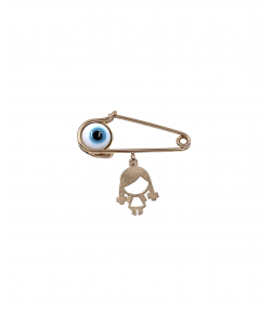 سنجاق چشم و نظر کودک هماتیت گلد Hematite Gold کد 132408