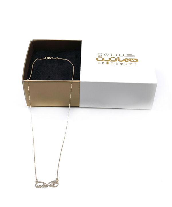 گردنبند عشق ملودی هماتیت گلد Hematite Gold کد 132409