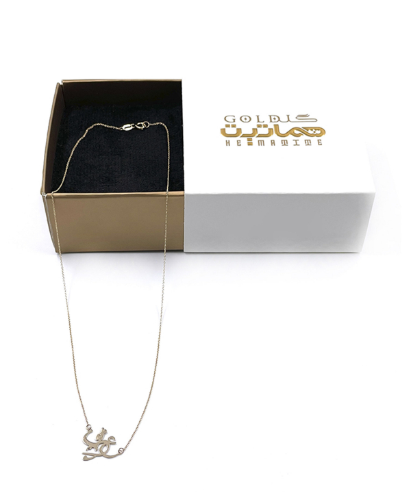 گردنبند عشق زیبا هماتیت گلد Hematite Gold کد 132411