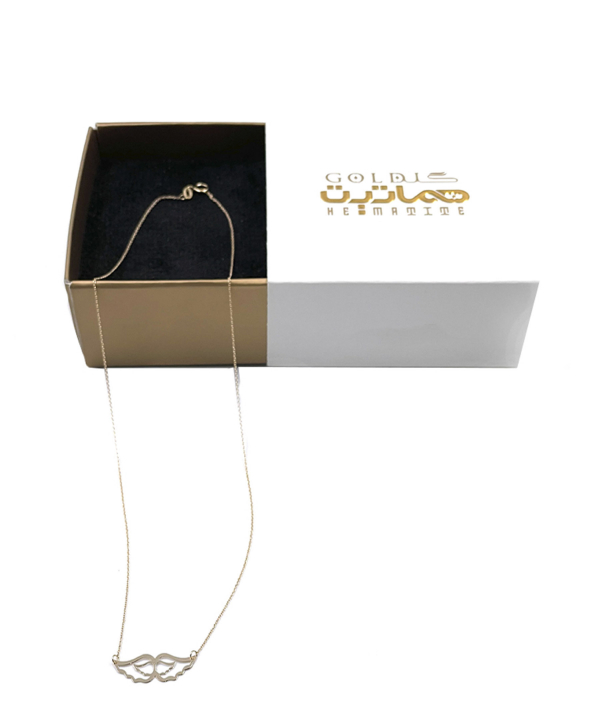 گردنبند بال فرشته میترا هماتیت گلد Hematite Gold کد 132412