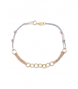 دستبند زنجیری تندیس هماتیت گلد Hematite Gold کد 132429