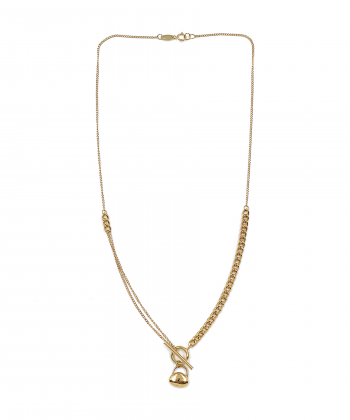 گردنبند کارتیه و تیفانی هماتیت گلد Hematite Gold کد 132436