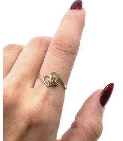 انگشتر مینیمال سپینود هماتیت گلد Hematite Gold کد 132452