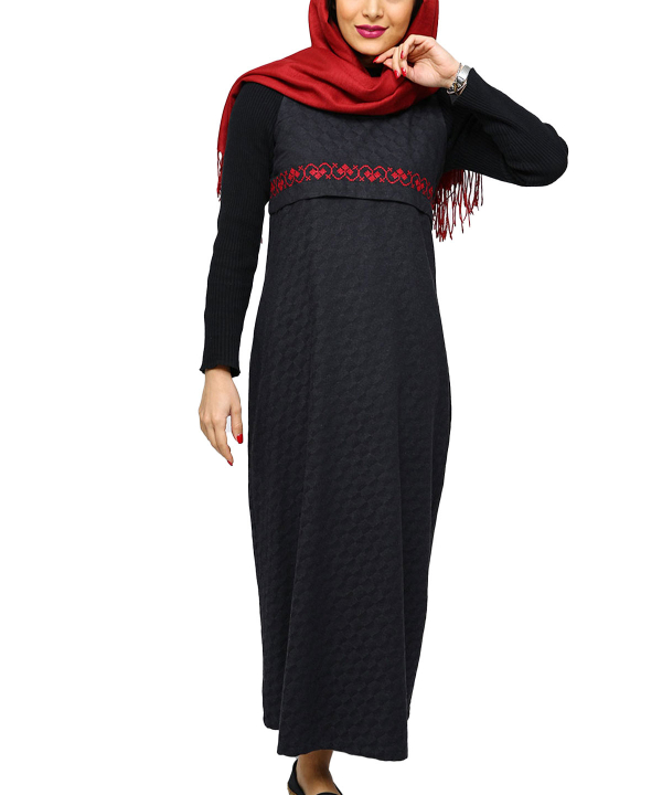 سارافون زنانه آبرون گلدوزی‌شده تن درست Tane Dorost