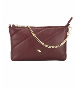 کیف دوشی زنانه چرم طبیعی چرم مشهد Mashad Leather مدل S0173