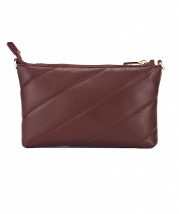 کیف دوشی زنانه چرم طبیعی چرم مشهد Mashad Leather مدل S0173