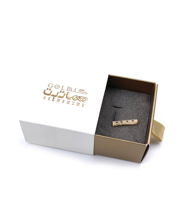 آویز ساعت پروانه هماتیت گلد Hematite Gold کد 132564