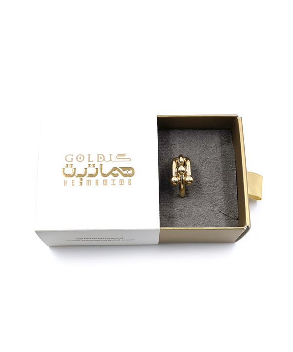 انگشتر تیفانی دلبر هماتیت گلد Hematite Gold کد 132542