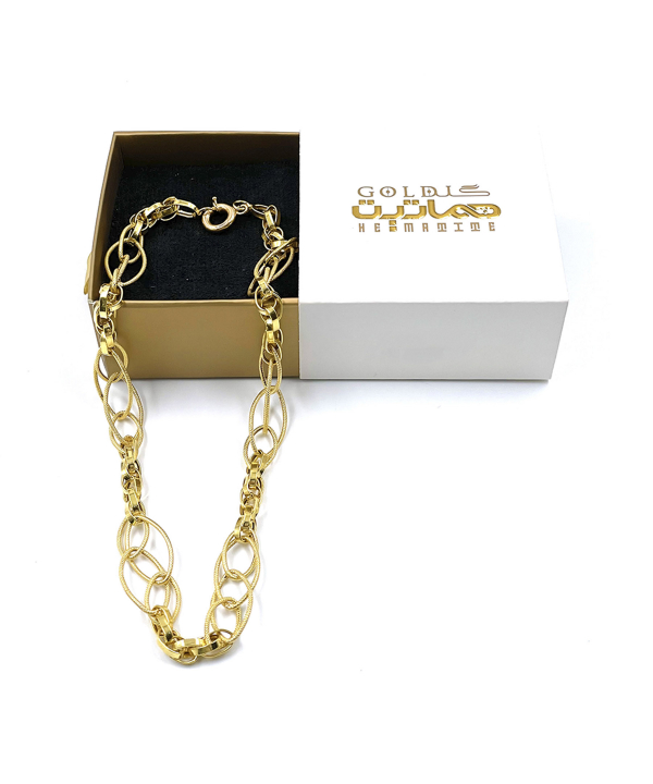 گردنبند زیبا نیلا هماتیت گلد Hematite Gold کد 132535