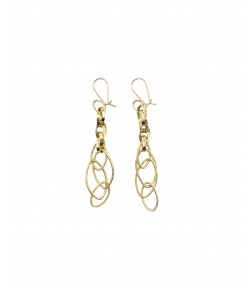گوشواره زیبا نیلا هماتیت گلد Hematite Gold کد 132534