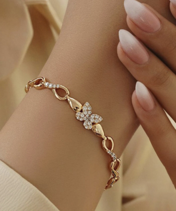 دستبند زنانه ژوپینگ Xuping مدل پروانه کد AAD-470