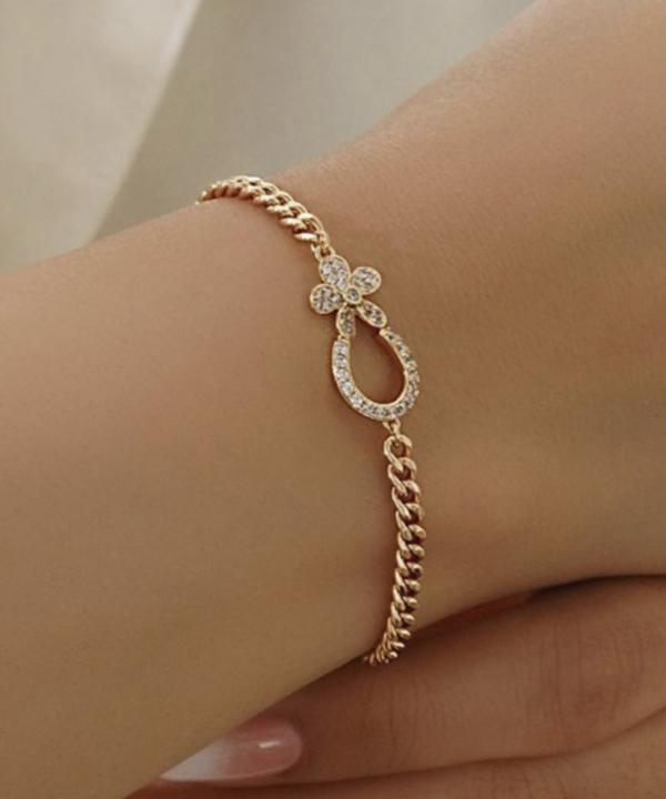 دستبند مدل گل زنانه ژوپینگ Xuping کد AAD-480