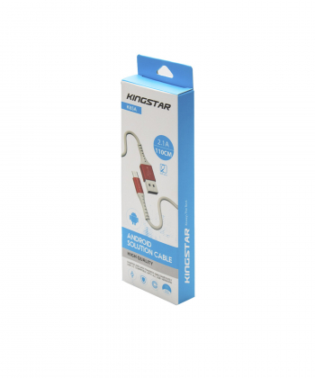 کابل تبدیل USB به microUSB کینگ استار مدل K65A طول 1.1 متر