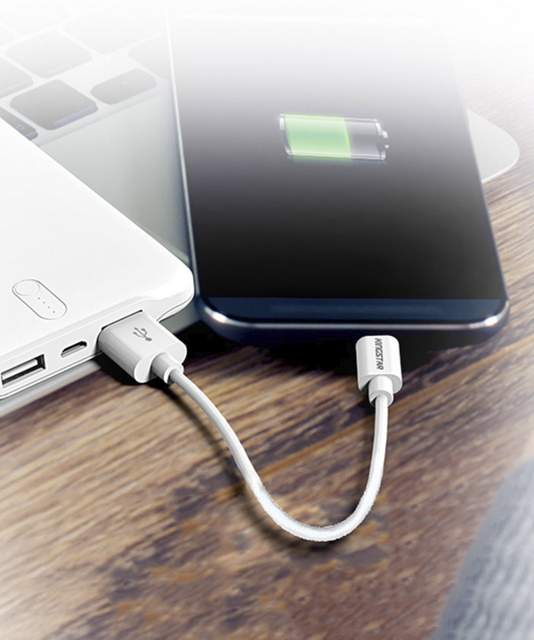 کابل تبدیل USB به microUSB کینگ استار مدل K01A طول 20 سانتی متر