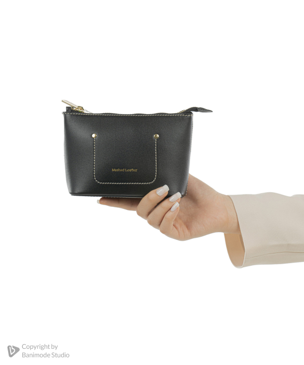 کیف آرایشی زنانه چرم طبیعی چرم مشهد Mashad Leather مدل L0208