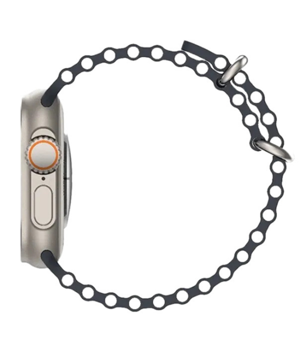 ساعت هوشمند Riversong مدل Motive 8 Ultra SW808 با بند اسپورت خاکستری روشن