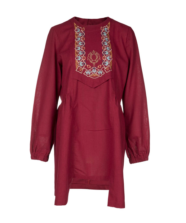 مانتو زنانه گلدوزی‌شده تن درست Tane Dorost مدل برسم