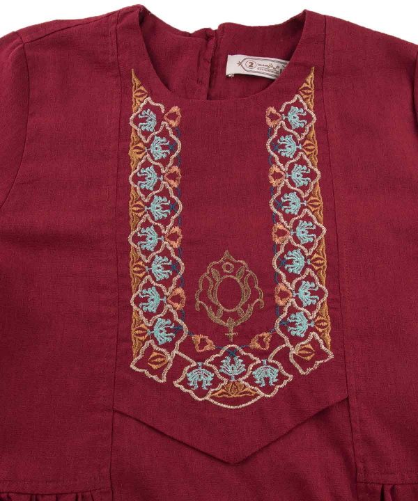 مانتو زنانه گلدوزی‌شده تن درست Tane Dorost مدل برسم