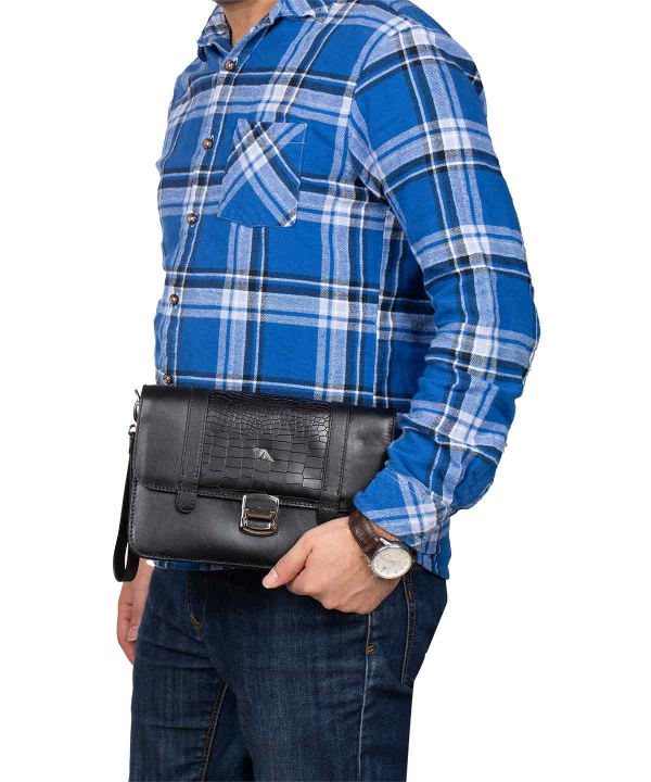 کیف پاسپورتی چرم مشهد Mashad Leather مدل P0974-089