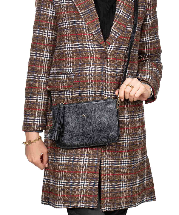 کیف دوشی زنانه چرم مشهد Mashad Leather مدل S0726