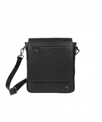 کیف دوشی چرم طبیعی مردانه چرم مشهد مدل X5506