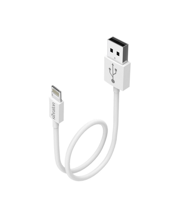 کابل تبدیل USB به لایتنینگ سیبراتون مدل S109i طول 25 سانتی متر