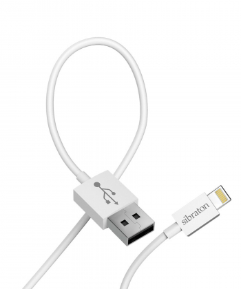 کابل تبدیل USB به لایتنینگ سیبراتون مدل S309i طول 2 متر